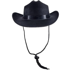 The Dreidel Company Black Cowboy Hat for Kids, Small Size