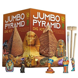 Xxtoys Ancient Egyptian Pyramids Dig Kit Gem Excavation Set Stem Science Educational Toys Archaeology Gifts For Boys & Girls