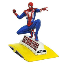 Marvel Gallery: Spider-Man On Taxi (Playstation 4 Version) Pvc Figure, Multicolor, 9 Inches