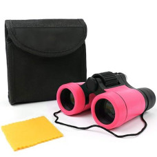 Scotamalone Kids Binoculars, Shock Proof, Pink, Age 3