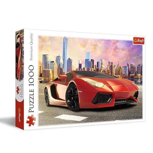 Trefl Sunset Ride 1000 Piece Jigsaw Puzzle Red 27"X19" Print, Diy Puzzle, Creative Fun, Classic Puzzle For Adults And Children From 12 Years Old