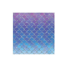 Beistle Mermaid Scales Luncheon Napkins - Multicolor