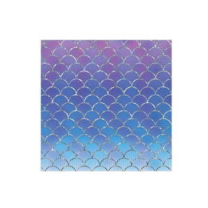 Beistle Mermaid Scales Luncheon Napkins - Multicolor