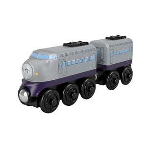 Thomas & Friends Wood Kenji Push-Along Train Engine For Toddlers And Preschool Kids Ages 2 Years And Up