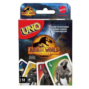 Jurassic World Toys Dominion Card Game With Themed Deck & Special Rule, Gift For Kid, Adult & Family Game Nights, Ages 7 Years Old & Up