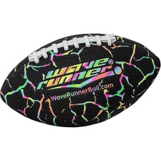 Wave Runner Grip It Waterproof Football- Size 9.25 Inches With Sure-Grip Technology | Let'S Play Football In The Water! Extreme Metallic Series (Tie-Dye)