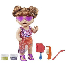 Baby Alive Sunshine Snacks Doll - Brown Hair Waterplay Toy