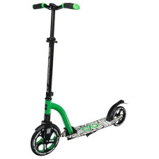 Crazy Skates Foldable Kick Scooter - Kick Scooters For Adults, Teens And Kids With Carrying Strap - Fast Folding, Adjustable Handlebars And Lightweight - New York City Scooter (Nyc) - Green