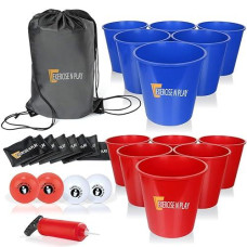 Pool Games Bucket-Toys To Enhance Leisure Fun,Suitable For Family,Friends,Lovers.Games For: Beach,Yard,Party, Outdoors,Inadvertently Pull Into Each Other'S Relationship,It'S A Very Special Toy Gift