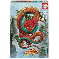 Educa Puzzles - Good Fortune Dragon - 500 Piece Puzzle - 19003