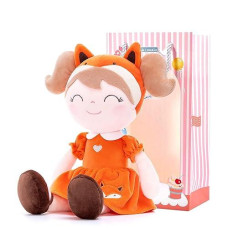 Gloveleya Kids Toys Baby Doll Toddler Toys Girl Gifts Soft Plush Kitty Cat Dolls Toys For Ages 2-4 Girls Toy 14" With Gift Box