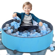 LimitlessFunN Kids Ball Pit - 32" Blue Oxford Cloth Playpen