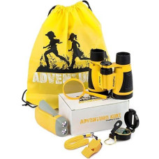 Kidz@Play Adventure Kidz Outdoor Kit, Yellow Backpack & Gear