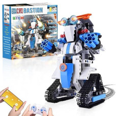 Suptmax Robot Building Toys For Boys & Girls, 8-12 Years, 358-Piece Stem Project, Remote & App Controlled, Robotics