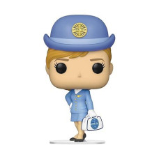 Funko POP Pan Am Stewardess Figure with White Bag, Multicolor