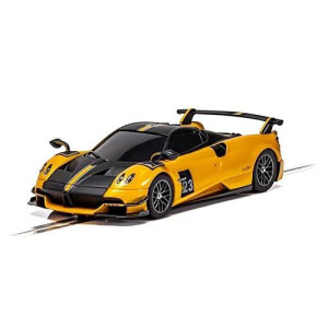 Scalextric Pagani Huayra Roadster 1:32 Slot Race Car C4212, Orange & Black