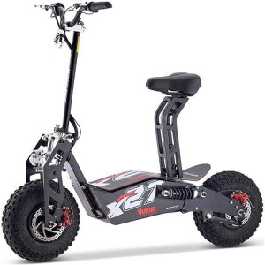 MotoTec Vulcan 48V 1600W Black Electric Scooter