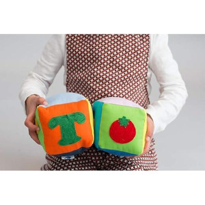 Zeki Learning English Vegetable Block Set for Kids