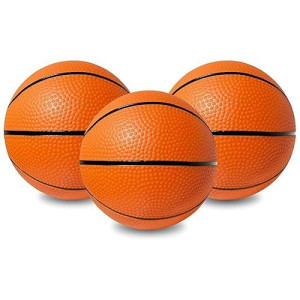 Botabee 5" Mini Basketballs - Inflatable Toy Balls, Orange