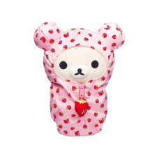 San-X Original Rilakkuma Sleeping Bag Plush Series (Korilakkuma - Strawberry)