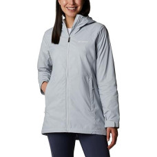 Columbia Women's Lined Long Jacket, Cirrus Grey, XX-Large