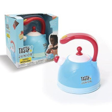 Red Toolbox Tasty Junior Kettle Set With Realistic Lights & Sounds For Imaginative Tea Time Fun