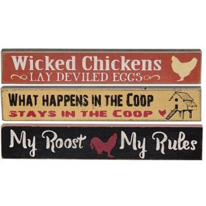 CWI Gifts My Roost My Rules Mini Stick - Assorted Designs