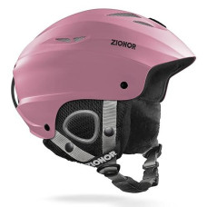 ZIONOR Lagopus H1 Ski Helmet - LightRose XL for Men/Women