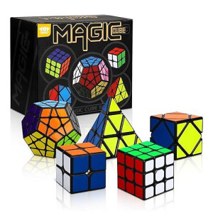 STEAM Life 5 Pack Speed Cube Set for Kids & Adults