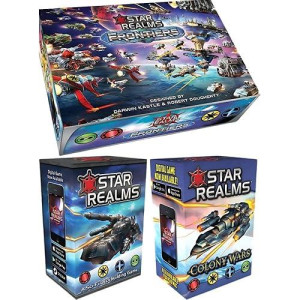 Wise Wizard Games Star Realms Boxed Sets Bundle: Core Game, Colony Wars And Frontiers (3 Items)