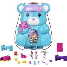 Polly Pocket Travel Toy Set with 2 Dolls & Accessories