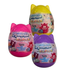 Squishville Mystery Mini Plush Assortment 3 Pack - Multicolor