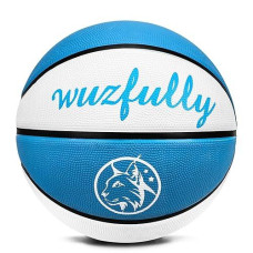 Wuzfully Mini Rubber Basketball Size 3 (22-Inch),Kids Basketball For Indoor Outdoor Pool Play Games