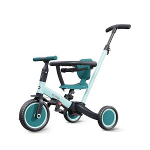 newyoo TR008 Green Toddler Push Tricycle, 5-in-1