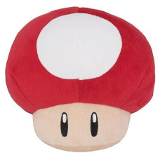 Little Buddy Super Mario 6" Red Mushroom Plush Toy