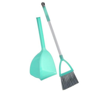 Toddler Cleaning Set, Kids Broom Set,Small Broom And Dustpan Set,Household Mini Kid Broom And Dustpan Set, Toddler Broom And Cleaning Set,Suitable For Various Small Areas (Blue)