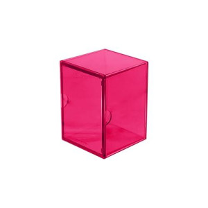 Ultra Pro Eclipse 2-Piece Deck Box: Hot Pink - For Pokemon Game, Mtg, Baseball, Basketball, Football Card And Other Trading Cards Or Board Games Storage