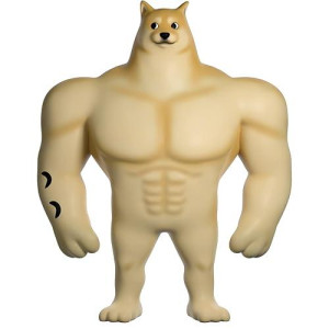 Youtooz Swole Doge Vinyl Figure, 5" Buff Doge Meme Figure Meme Collection Based On Famous Internet Memes