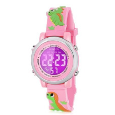 Viposoon Light Pink Girls Watch - Ages 3-8 Educational Gift