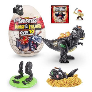 ZURU Smashers Mini T-Rex Dino Egg Toy with Surprises