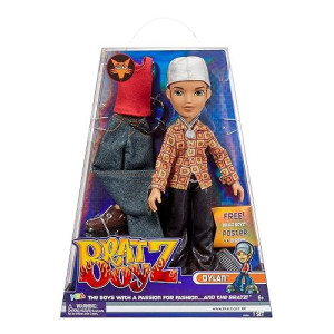 Bratz Dylan Fashion Doll with 2 Outfits & Poster - Multicolor