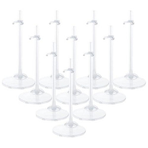 HMIEPRS 10PC Adjustable Doll Stand for 11-13 Inch Dolls