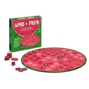 Bananagrams Word-a-Melon Game for Kids Age 6+, Pink