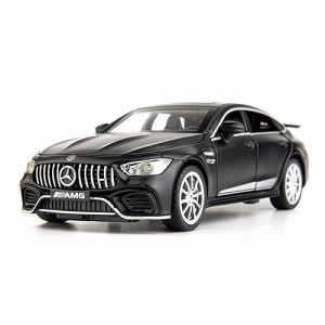 Wakakac 1/32 Benz Amg Gt63 Model Car Alloy Diecast Pull Back Toy Car With Sound And Light Door Can Be Opened Toy Vehicle For Kids Gift(Black)