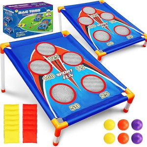 TOY Life 2 Pack Kids Cornhole Game - Bean Bag Toss Set