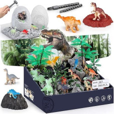 Woumserta Dino Eggs Dig Kit - STEM Toy for Kids 5-12