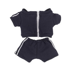 Niannyyhouse Sportswear Uniforms 7.8"（20Cm） Plush Doll Stuffed Figures Toys Clothes (Navy Blue)