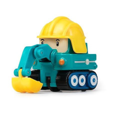 Robocar Poli Die-Cast Excavator Toy Car, Poke Color