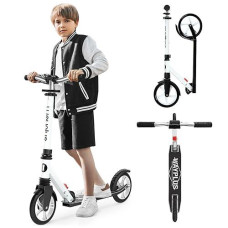 WAYPLUS Foldable Kick Scooter, 240 LBS, 8IN Wheels,