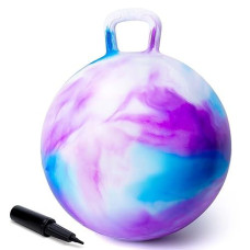 ZOOJOY 18" Purple Clouds Hopper Ball for Kids Aged 3-